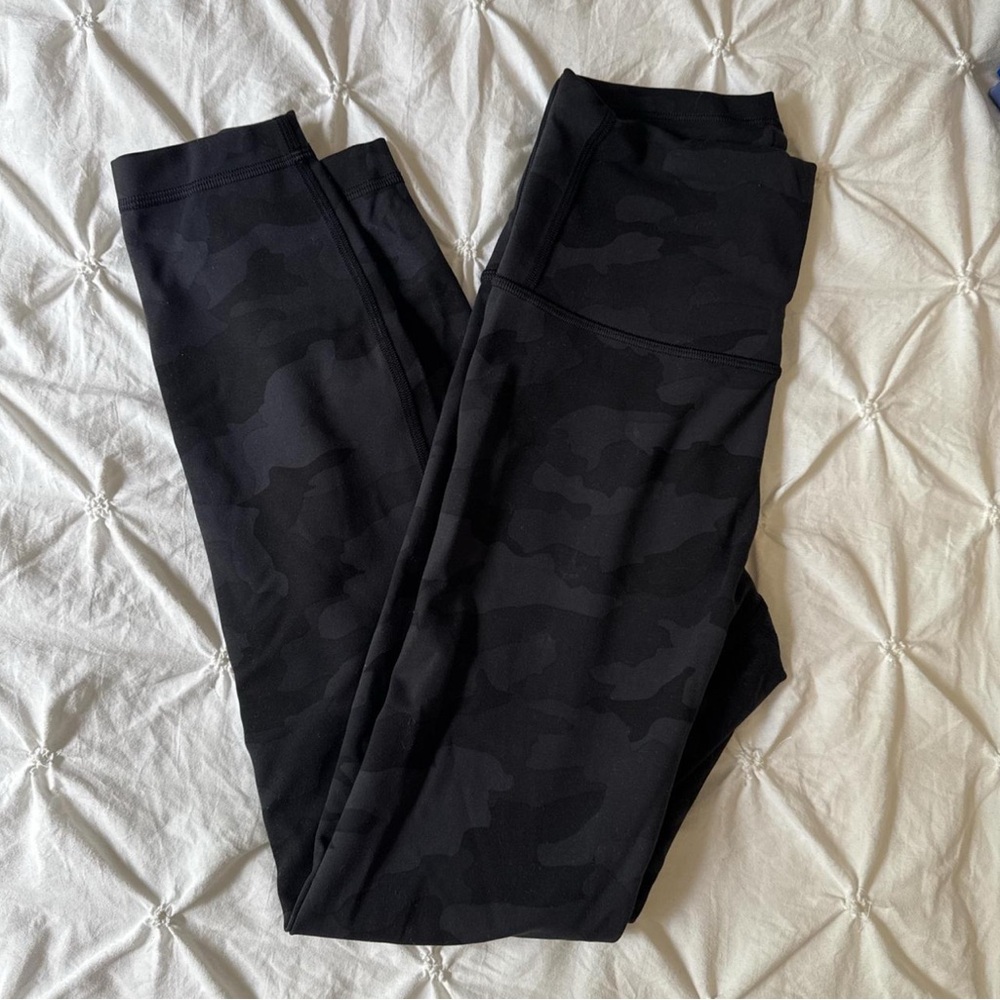 Black Camo Lululemon Leggings